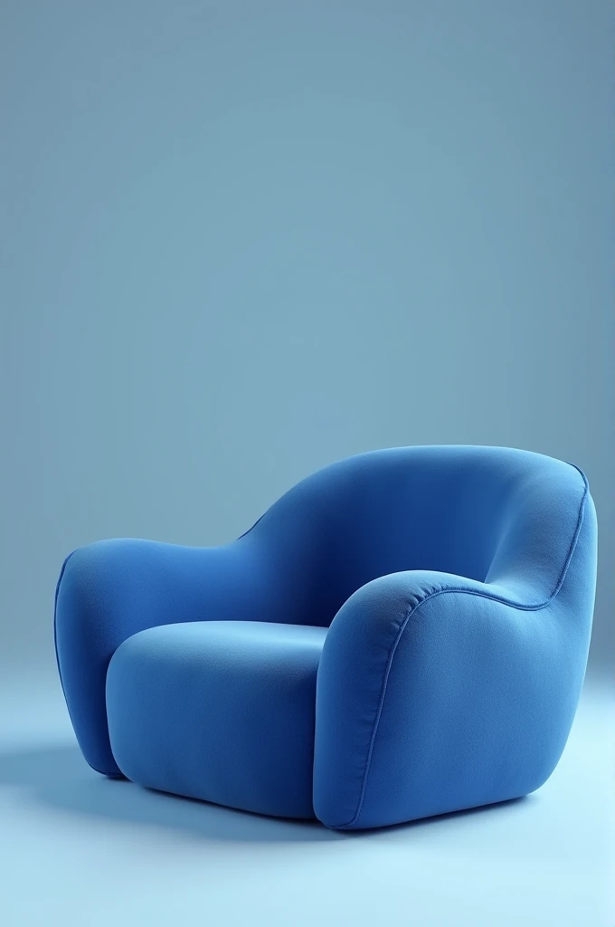 Blue chair
Soft
Comfortable 
Organic forms
3 forms