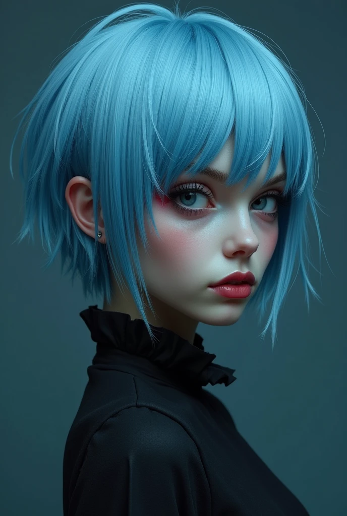 O Poder do Sex Appeal, joem white, short blue hair, evil cold