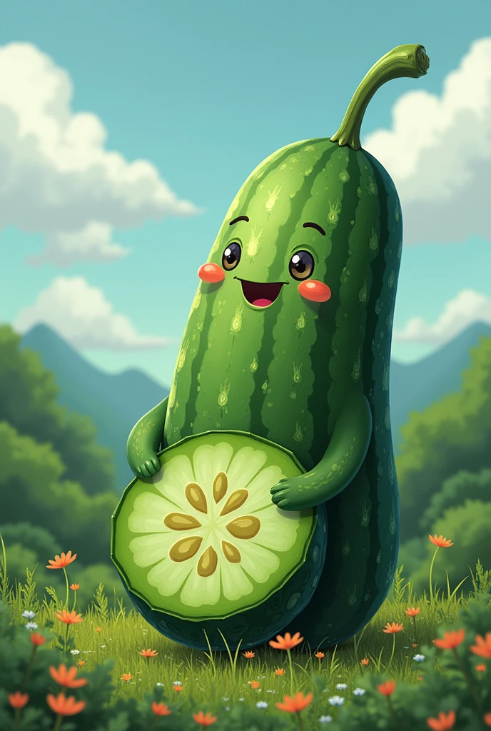 CREATE A PICTURE OF A CUCUMBER
