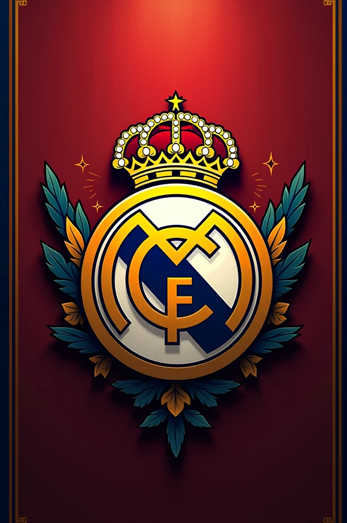 Create the Real B team crest inspired by the crests of the Spanish league, especially Real Madrid