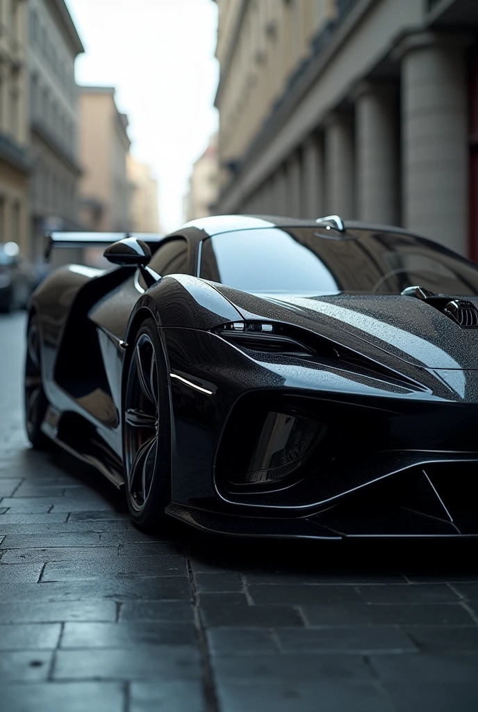 Black and silver car 