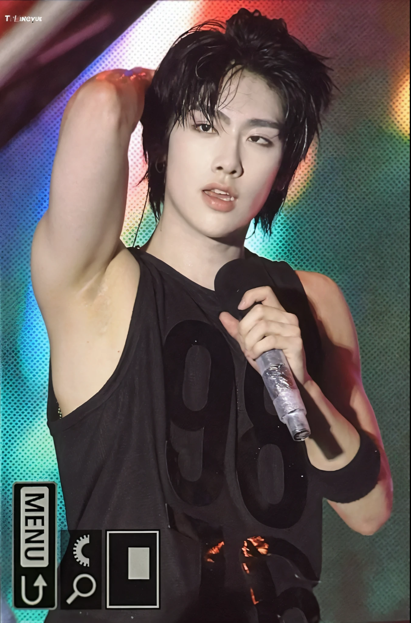 Black armpit hair