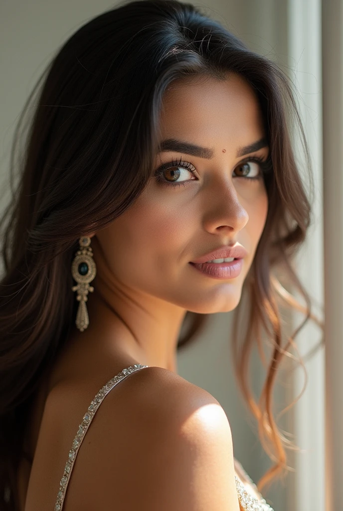 Indian women face future Collage looking into the camera portrait caused raw photo Hot Girl Top Makeup and Beautiful Indian Hot Girl Age 25
White Face Cute Back Body Camera