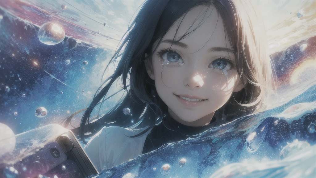 Beautiful Smile, Tears, High resolution, Super detailed, (One girl:1.3),
Break Lomography, Analogue photography, Vibrant colors, Soft Focus, Light leakage, Dreamy atmosphere, Experimental charm, Nostalgic Charm BREAK Color Field Painting, large colored bands, abstract expressionism, Bold colors, Emotional impact, Atmospheric Depth, Minimalist Approach BREAK
, Space Exploration, Astronomical phenomena, Scientific discoveries, otherworldly wonders