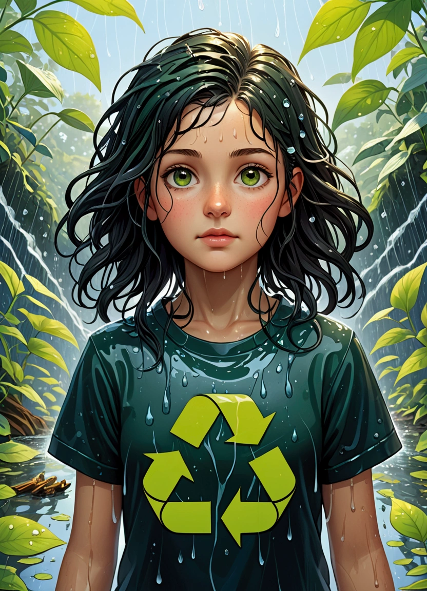 Biology, Science, Environment, Recycling, Art Elements,Picture from many perspectives, shill, Wet hair, Social development