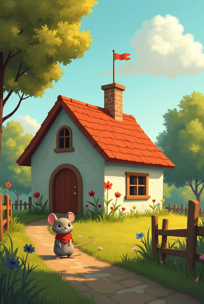 IN A SMALL HOUSE IN THE COUNTRY LIVED A MOUSE
