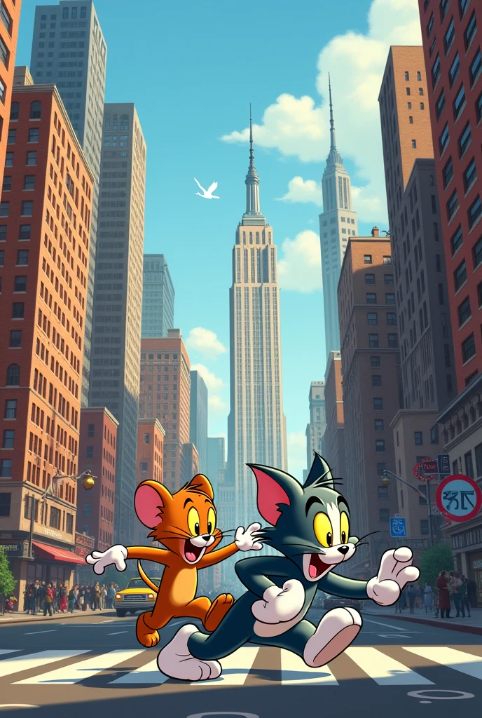 Tom y Jerry en new York