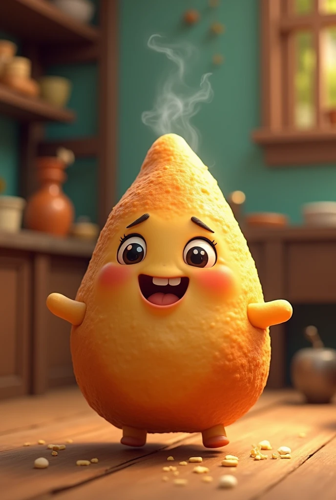 Create an animated coxinha