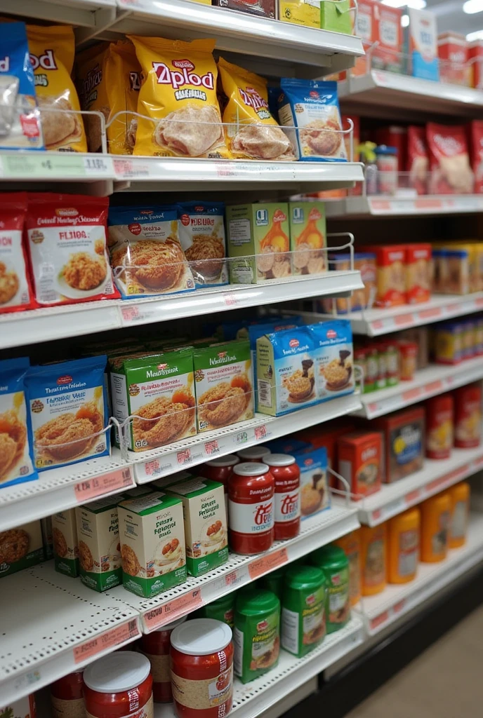 Impact of bulky packaging on retail shelf space like ziplock instead of common