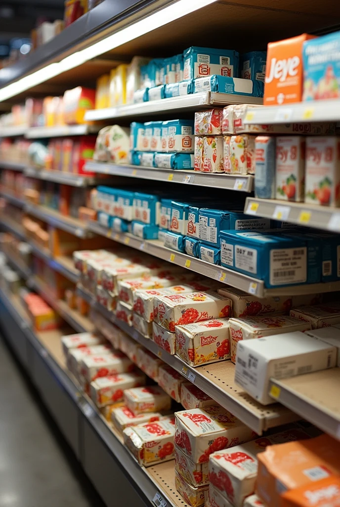 Impact of bulky packaging on retail shelf space like ziplock instead of common