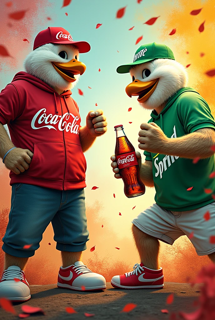 Unique image of Coca Cola vs. Sprite
Team Coca o Team Sprite