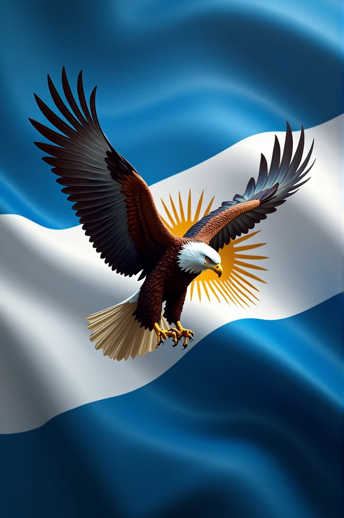 Argentine flag eagle