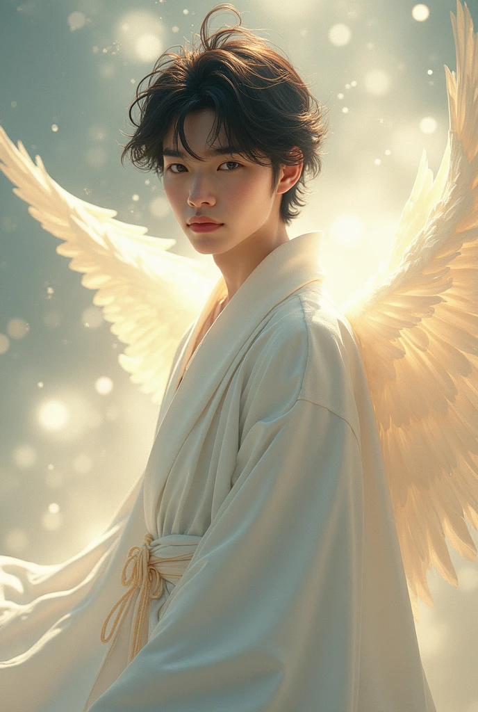 Japanese boy Angel god々Shii Handsome 優Shii It's like I'm talking to you Facing forward