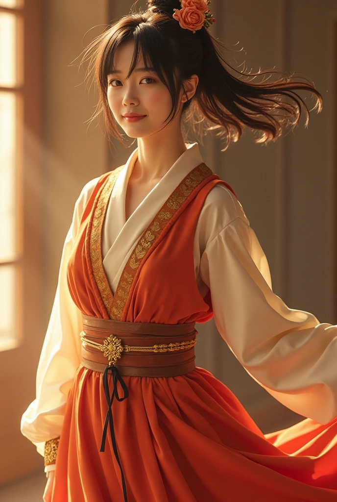 Leo Cosplay Japanese live-action cute Clear Beauty A day for leadership。Move forward with confidence。Gold watches bring good luck。