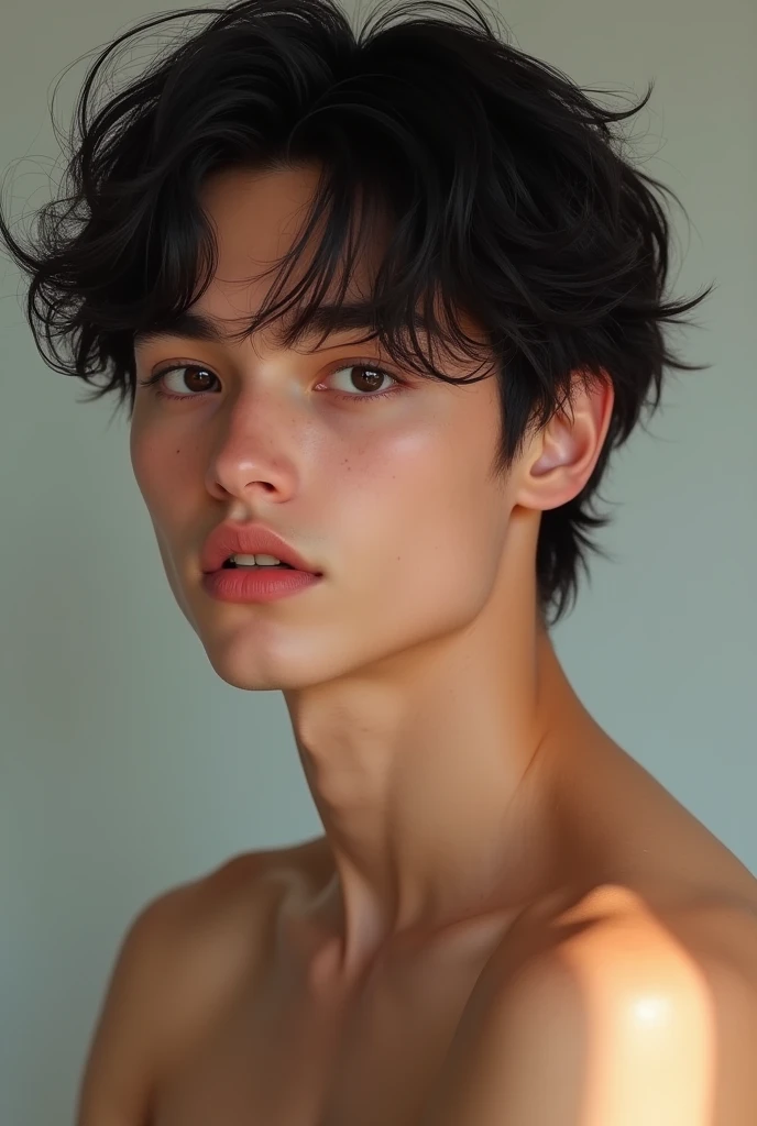 cute and sexy boy selfie