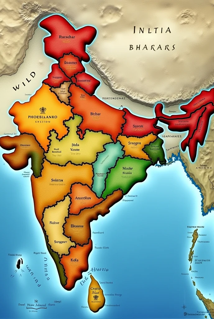 United bharat map
