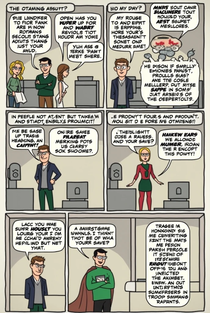 create several Trages and superhero reports