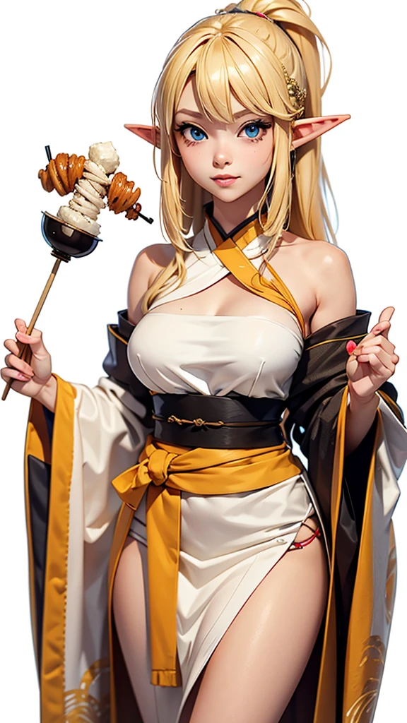 Blonde,Elf,Yakitori