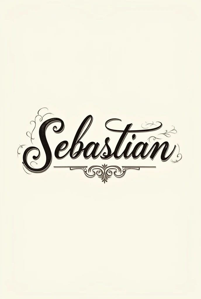 Create the name Sebastian in cursive letters with style and originality
