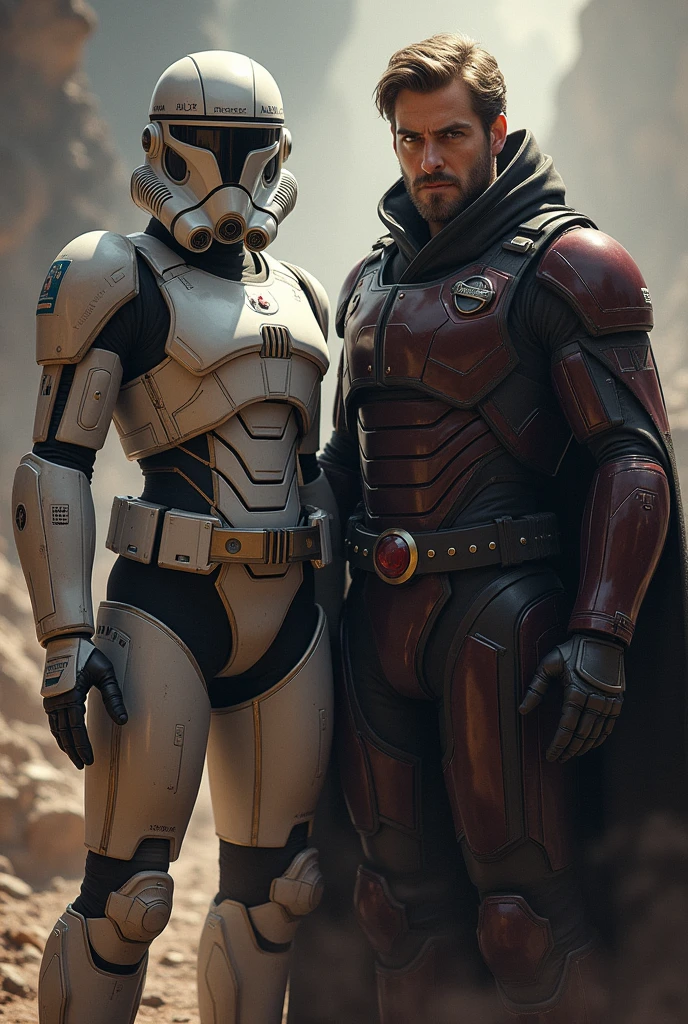 Two powerful galactic heroes