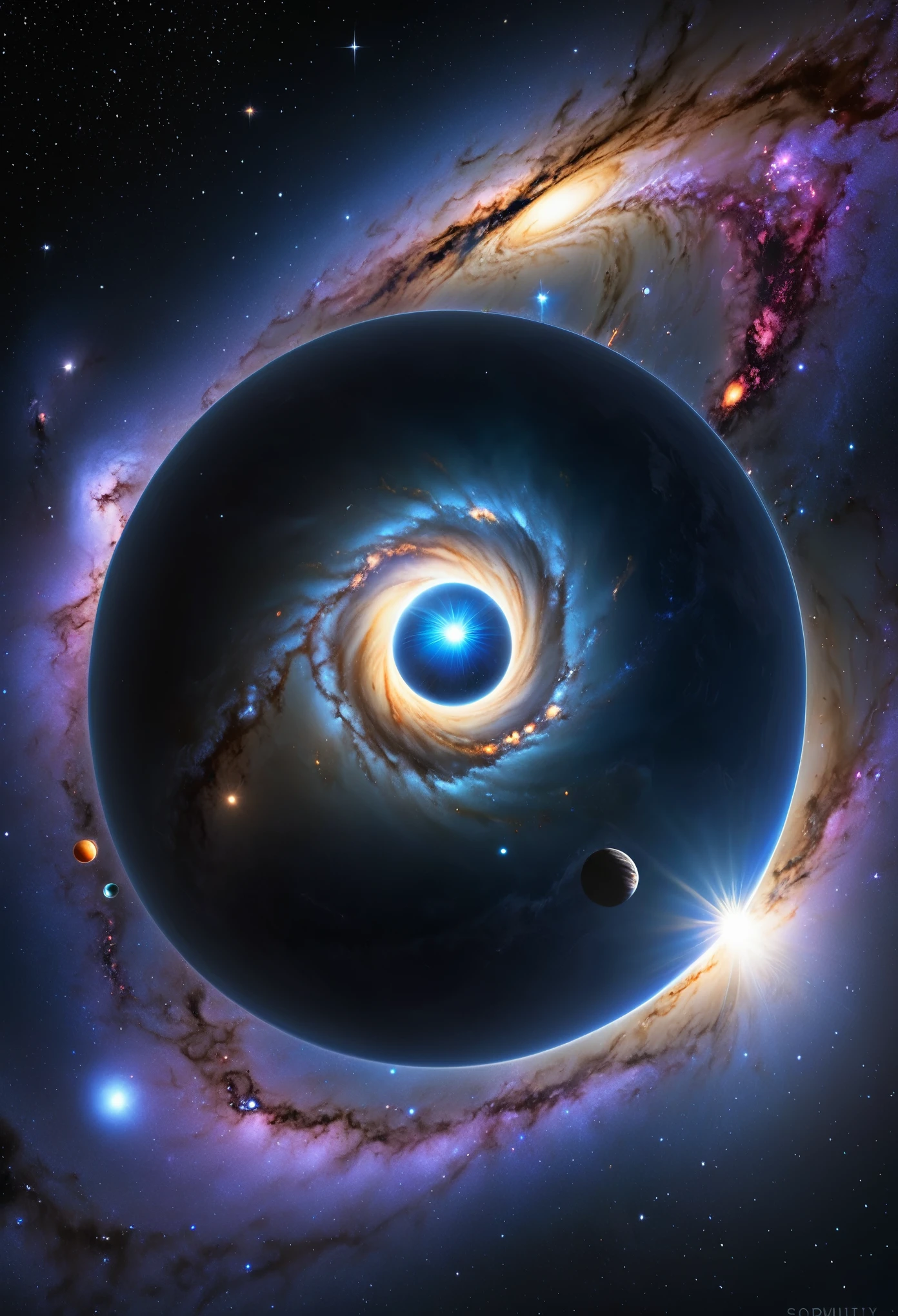 masterpiece, 最high quality, high quality, Very detailed Cg Unity 8K wallpaper, Depth of written boundary, High resolution,,Realistic,Very detailed, Complex, Attention to detail, universe, space, milky way, performer, planet, universe飛行士, Cosmos, Celestial Bodiesの, Star Cloud, Black Hole, solar system, universe線, Supernova, Deep space, Celestial Bodies,gem