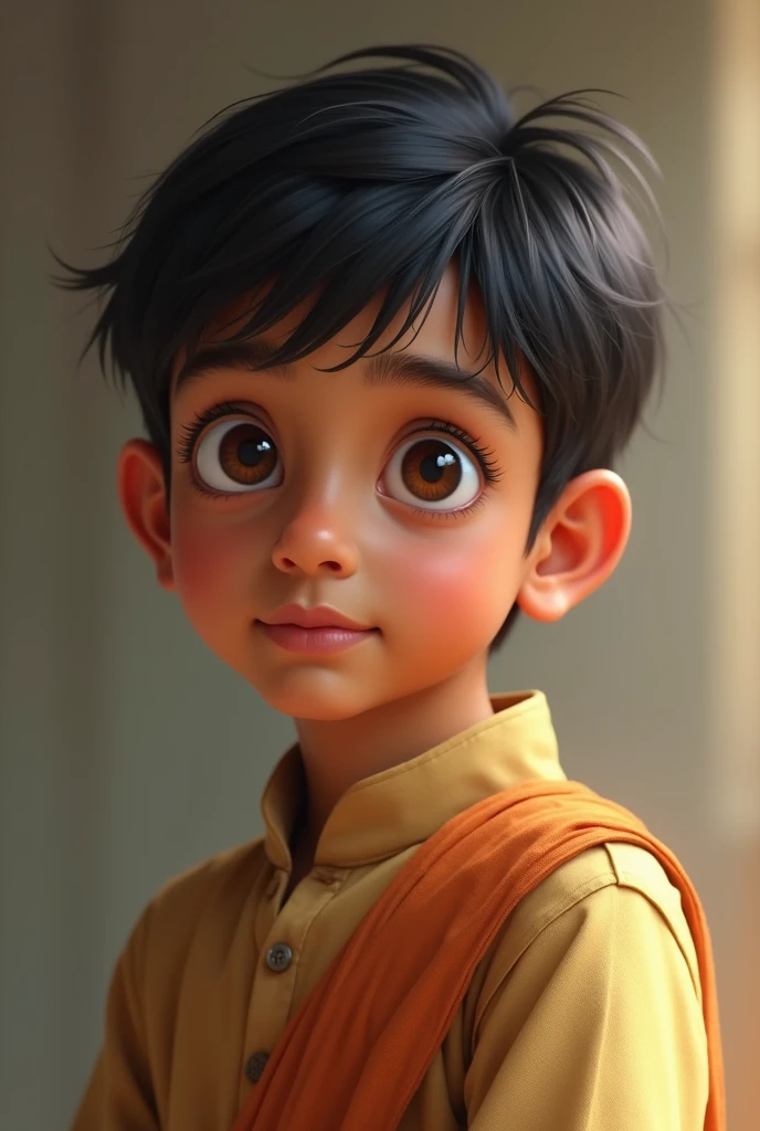 i need a hindu boy realistic human like image