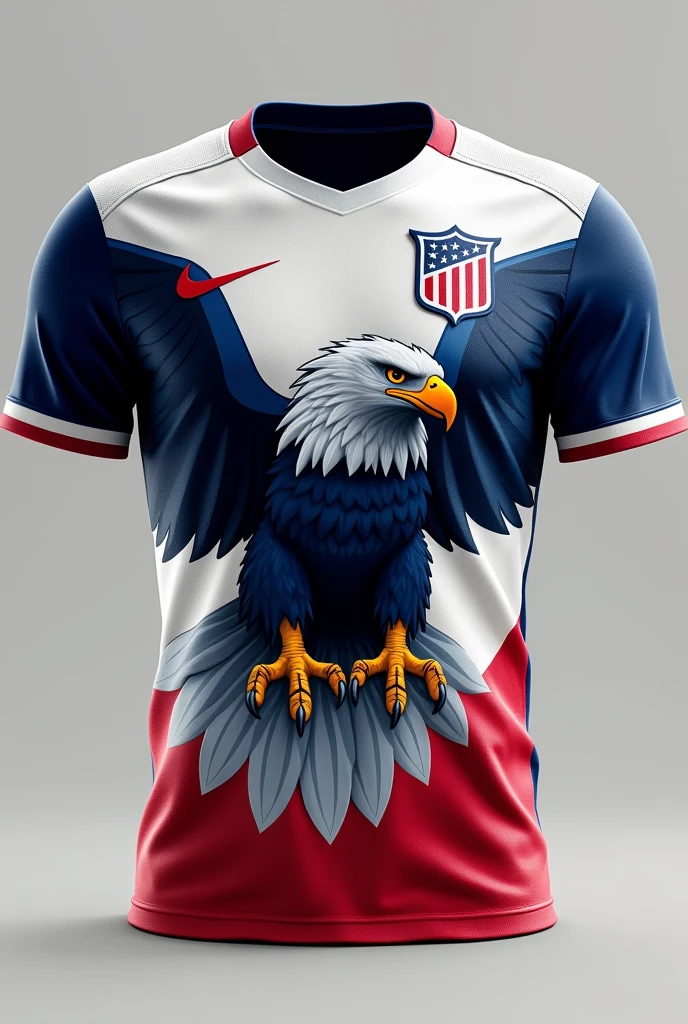 A US national team jersey with a GRAY eagle AND THE LARGEST EAGLE