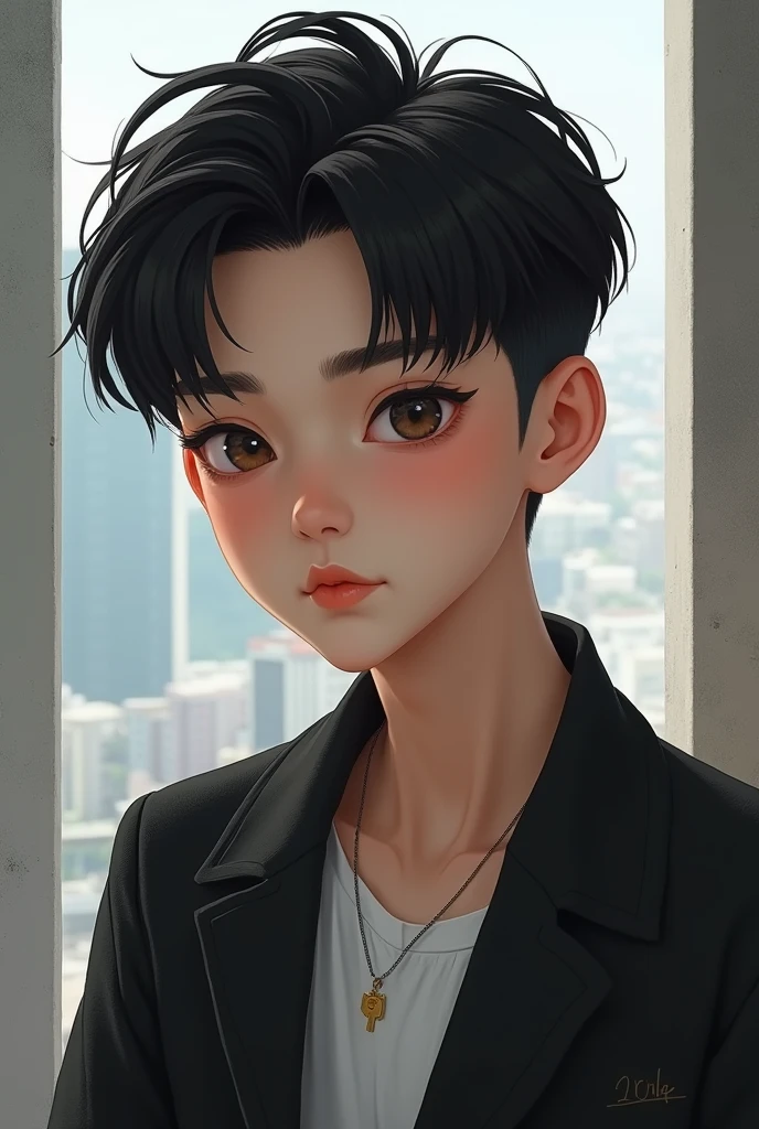 handsome tall korean teen boy