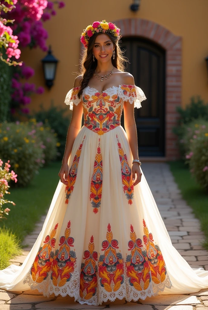 Mexican wedding dress