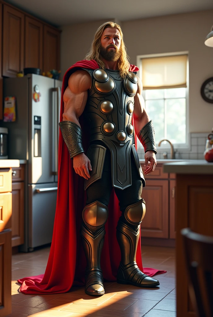 Thor in kitchen
