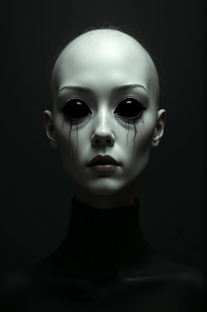 blank eyes