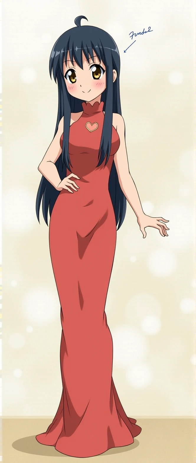 With black hair and brown eyes .