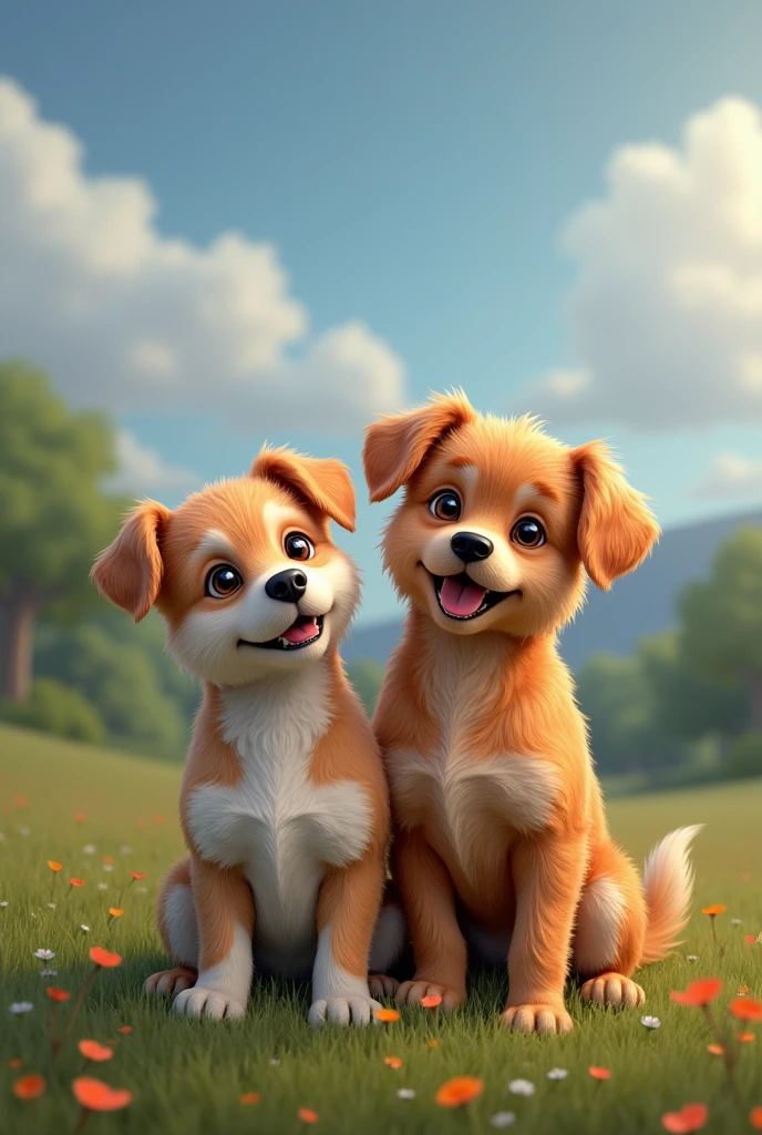 Generates the same image as above but without the 2 dogs