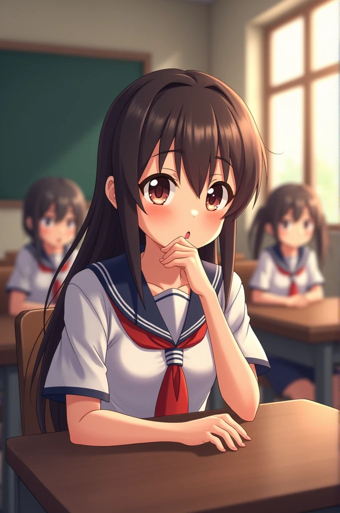 Reimu&#39;s stomach rumbles during class