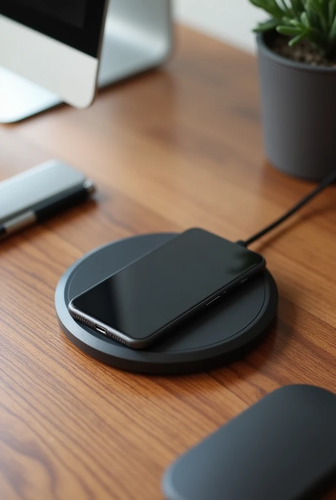 Photo of a wireless cell phone charger