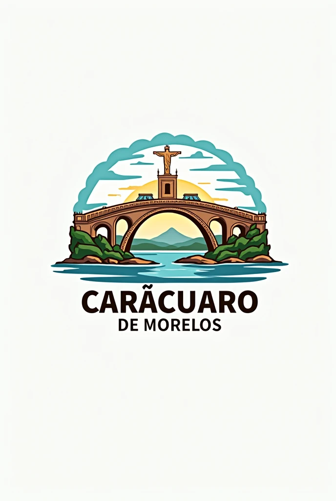 Logo of the municipality of Carácuaro de Morelos Which has a bridge of arches To José María Morelos the hero of independence To the Christ of Caracuaro 