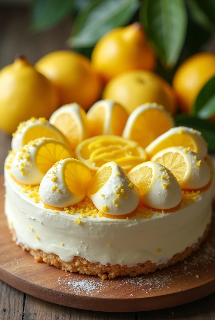 Cicilian lemon orchard ,circle ,best angle chantilly , lemon zest , passion fruit