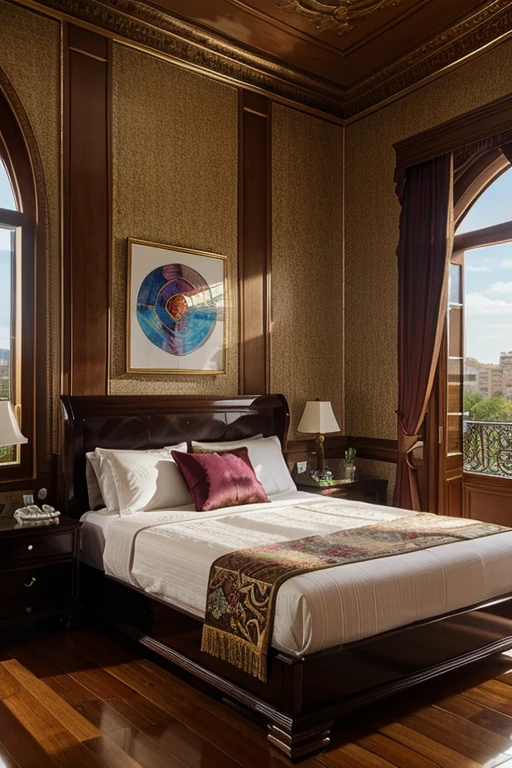 Mansion extralujosa, penthouse, bedrooms, very beautiful, Beautiful colors, gemstones, artwork, rainbow 