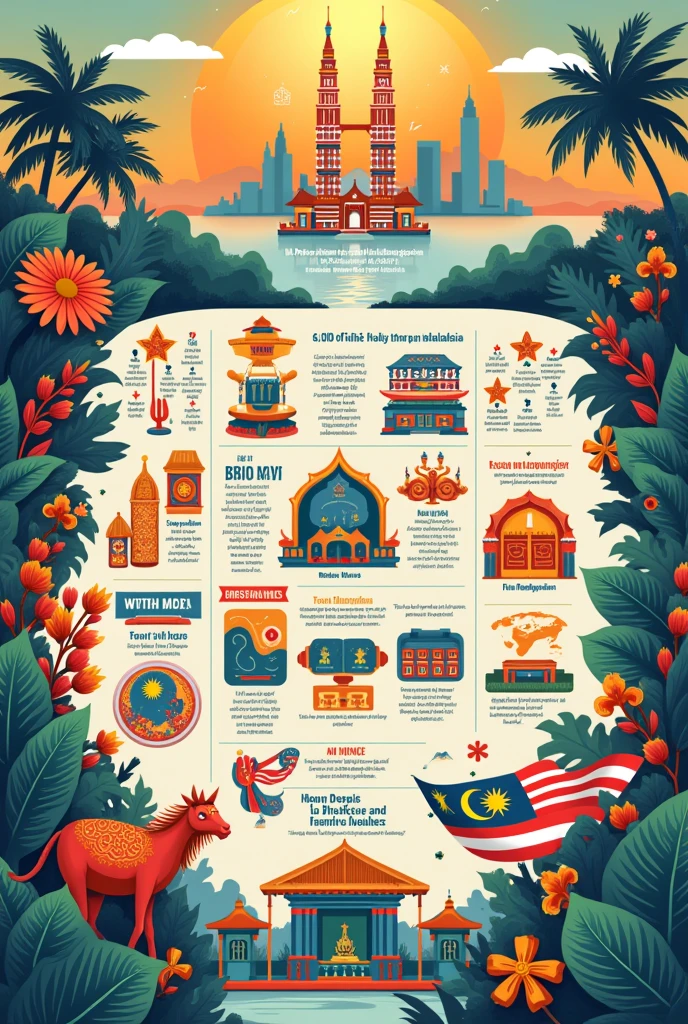 Infographic malaysian independent day