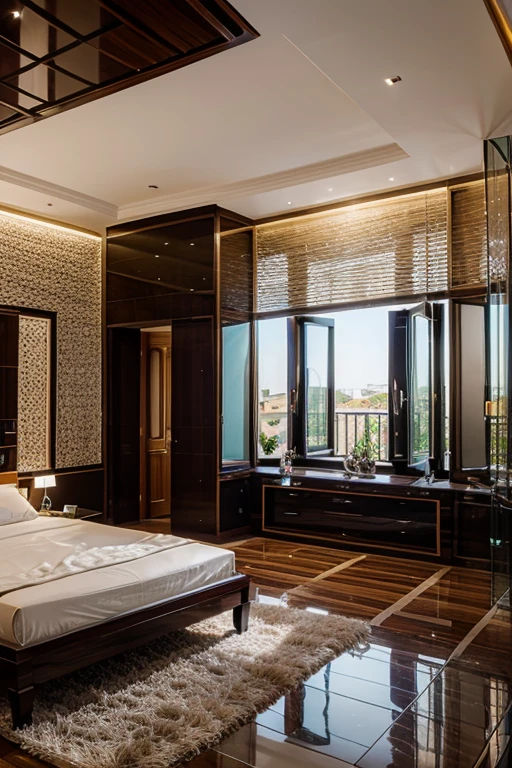 Mansion modern extralujosa, penthouse, bedrooms, very beautiful, Beautiful colors, gemstones, artwork, rainbow