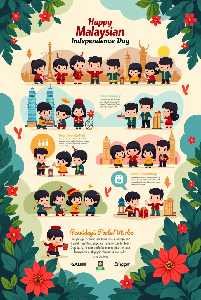 Infographic malaysian independent day
Chibi version