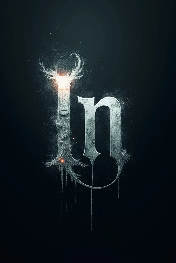 Logo for the word In with a summoned face 