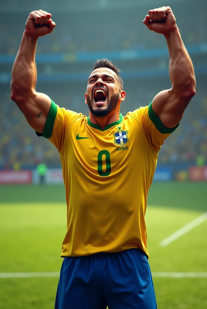 Crow pumped up Brazilian player