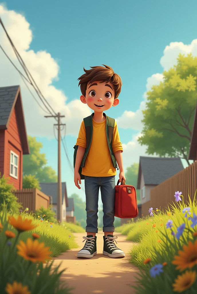 Once upon a time, in a small town, there was a young boy named Alex. Alex always helped his neighbors carry groceries, offered a kind word to everyone he met, and never hesitated to lend a hand. His good behavior inspired others to be kind too, creating a chain of positivity in the community. One day, when a storm hit the town, everyone came together to help each other, showing that good behavior can spread like wildfire and make the world a better place. And from that day on, Alex's acts of kindness continued to brighten the lives of those around him.