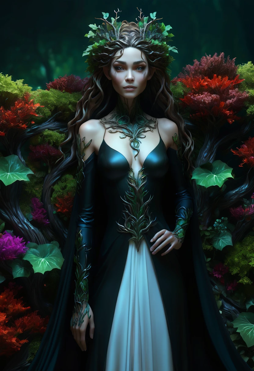 a magical treebeard using nature's power to heal, art nouveau style, ultra-detailed, 8k, highly realistic, dramatic lighting, vivid colors, intricate patterns, organic textures, ethereal atmosphere, fantasy, lush vegetation, glowing magical energy, radiant colors, dramatic shadows and highlights, masterpiece