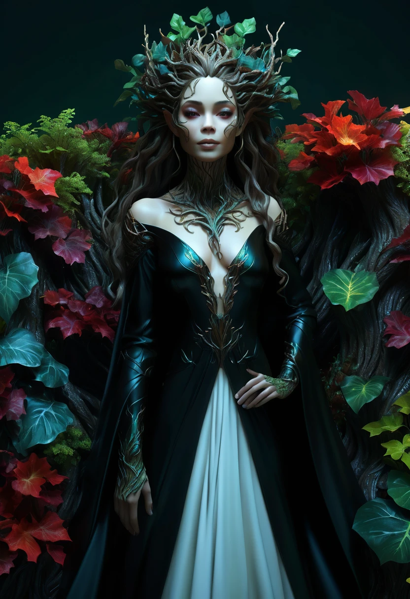 a magical treebeard using nature's power to heal, art nouveau style, ultra-detailed, 8k, highly realistic, dramatic lighting, vivid colors, intricate patterns, organic textures, ethereal atmosphere, fantasy, lush vegetation, glowing magical energy, radiant colors, dramatic shadows and highlights, masterpiece
