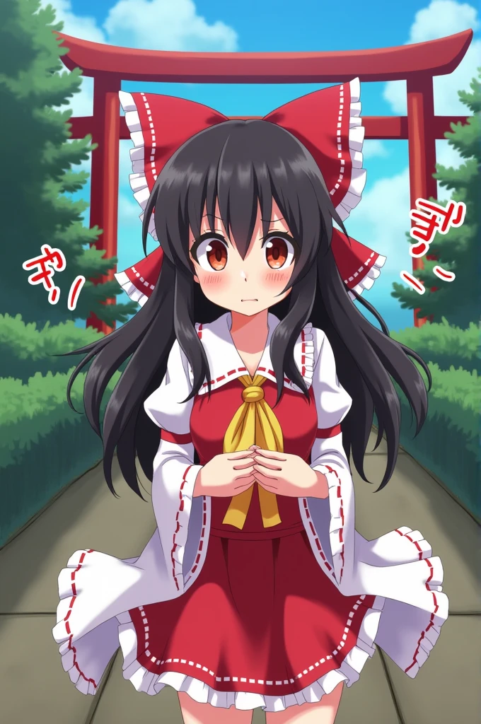 Reimu&#39;s loud hunger sounds