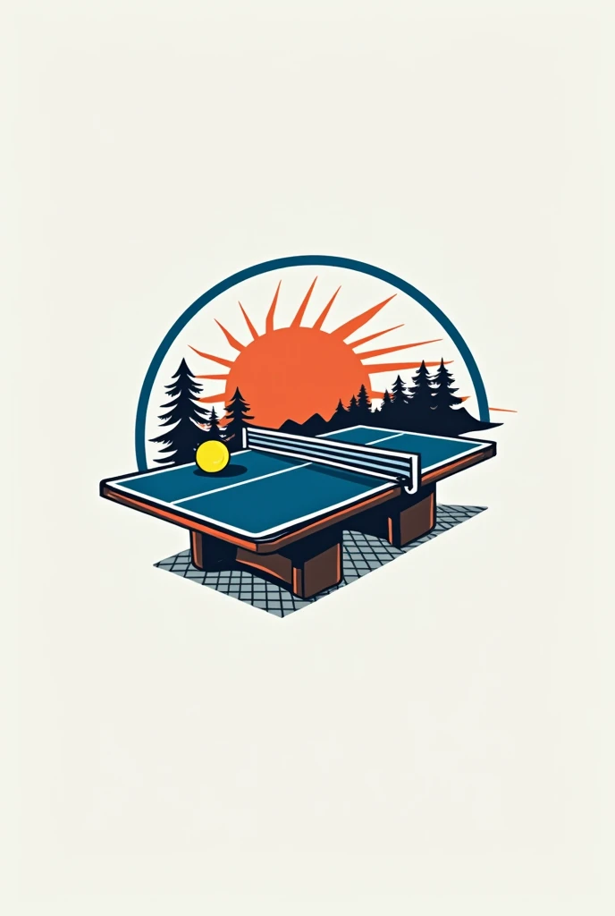 CREATE A TABLE TENNIS COMPANY LOGO IN SPANISH