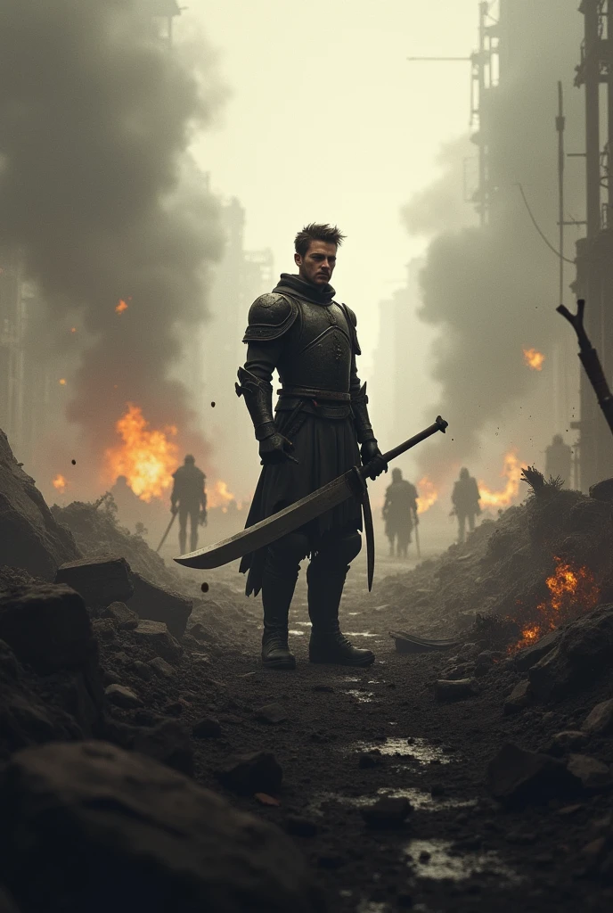 Write this  quote  below this image "if you want to win a battle, fight as if you are already dead"