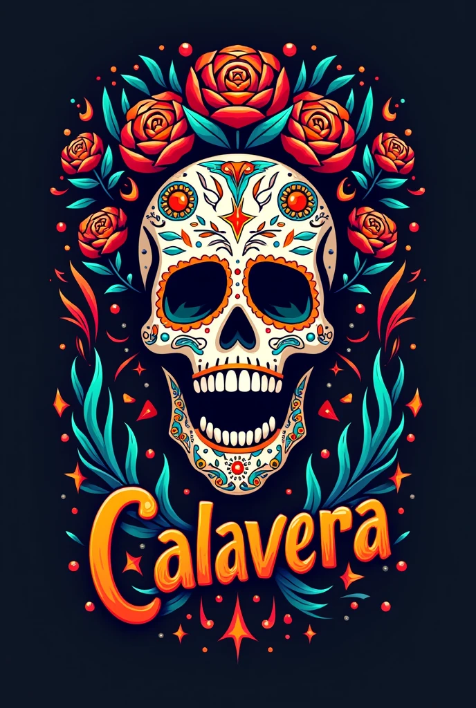 Create a logo of a song of calabera